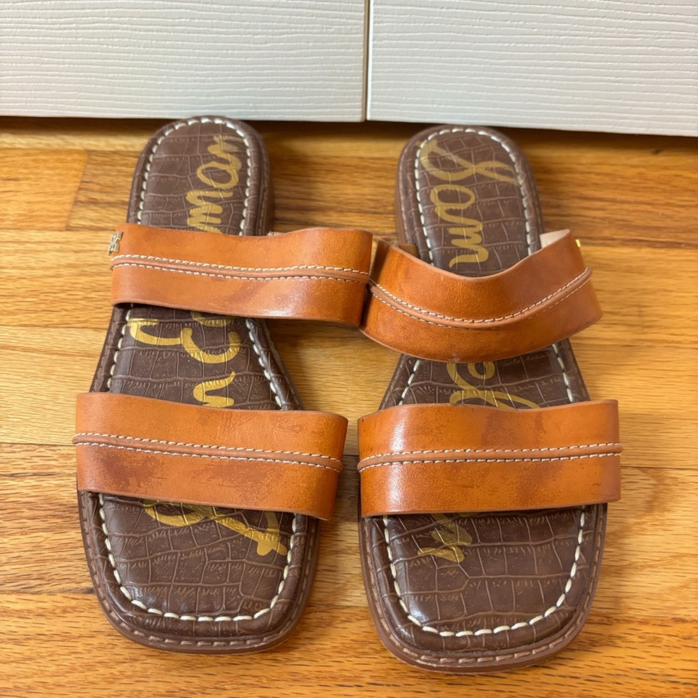 Sam Edelman Women’s Brown Leather Sandals Sz 7